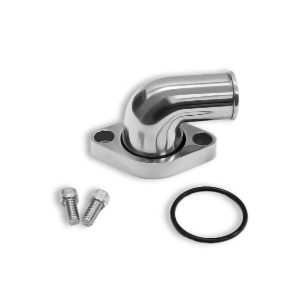90°Swivel Water Neck Polished Aluminum Compatible For SB BB 327 350 454 396 90°Swivel Water Neck Polished Aluminum Compatible For SB BB 327 350 454 396