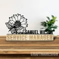 thumbnail image 5 of Craftnamesign Custom Bee Lover Desk Name Plate, Manager Metal Nameplate, Beekeeper Office Decor, 5 of 5