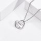 thumbnail image 4 of Collar de urna de cremación para cenizas, joyería de urna, Forever in My Heart tallado de acero inoxidable, recuerdo impermeable, 4 of 5