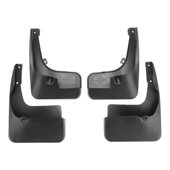 Unique Bargains Mud Flaps Splash Guards W/Mount Accessories for Peugeot 206 2004-2008 Front Rear Mud Guards 1 Set