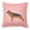 Pink, variant on Carolines Treasures BB3824PW1414 German Shepherd Checkerboard Green Fabric Decorative Pillow