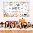thumbnail image 4 of Set de tablones de anuncios Justforjoyful Boho Welcome Back to School, 4 of 7