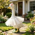 thumbnail image 5 of 23 Inch Porch Goose Puffy Skirt Set - Garden Goose Clothing Costume, 5 of 6