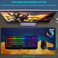 thumbnail image 2 of Gaming Mouse Pad, Extended Mouse Pad, 31.5x15.7inch XXL Large Big Computer Keyboard Mouse Mat Desk Pad with Non-Slip Base and Stitched Edge for Home Office Gaming Work‘ (Moon Sky), 2 of 6