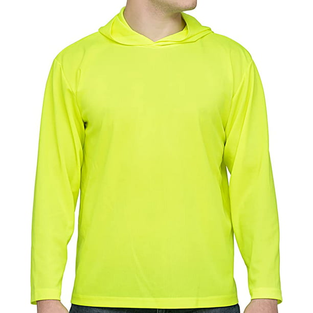 ProtectX High Visibility Sun Protection Lightweight Long Sleeve Hoodie ...