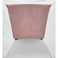 thumbnail image 2 of Faux Burlap Dining Room Chair Back Covers or Seat Covers by Penny's Needful Things (Both Chair Back & Seat Cover) (17 W x 14 H CHAIR BACK) (Salmon Pink), 2 of 6