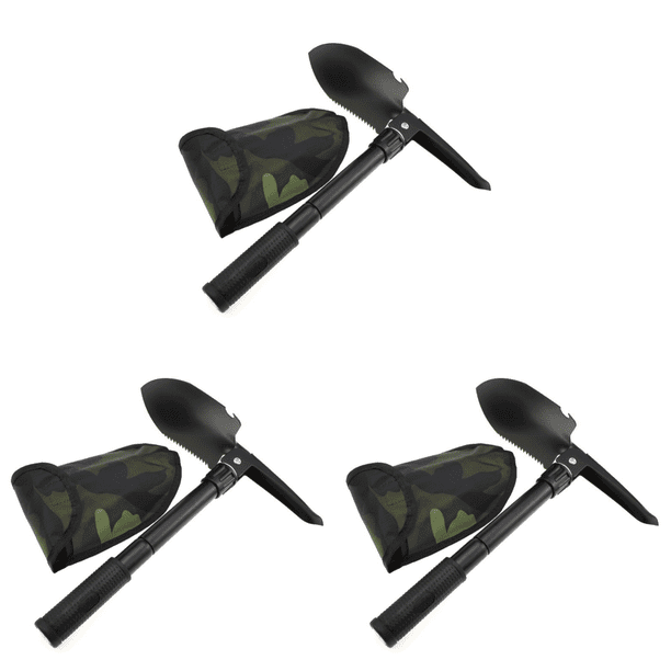 Pala Jardín Multiusos Plegable para Acampar Al Aire Libre Herramientas Portátiles