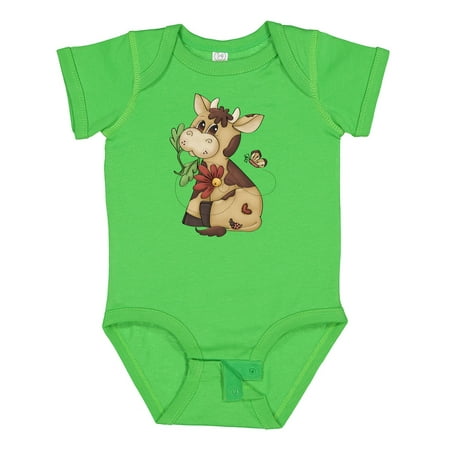 Inktastic Corky Cow Boys Baby Bodysuit