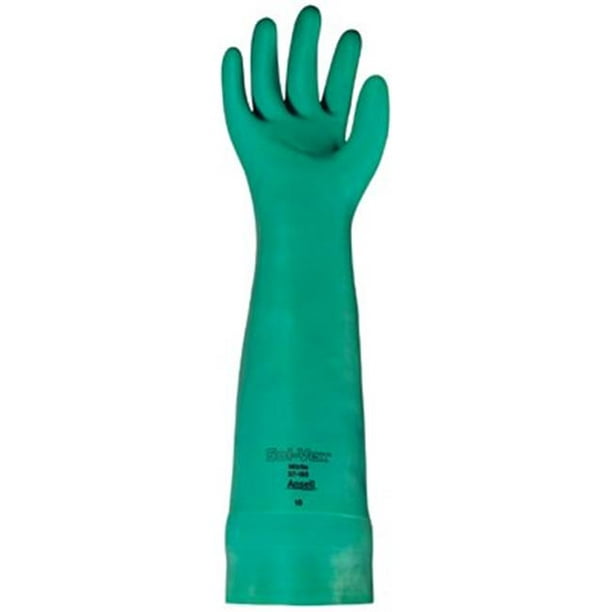 Ansell 012-37-185-10 Sol-Vex nitrile Gants - Taille 10 