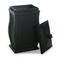thumbnail image 2 of Mayne Mansfield 38" x 20" x 20" Multi-Purpose Polyethylene Storage Garbage Can Bin - Black, 2 of 6