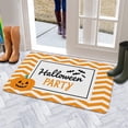 thumbnail image 5 of Pumpkin Skull Bat Spider Front Door Mat,Durable Absorbent Happy Halloween Mat 17x30 Inch Floor Mat for Winter Holiday Home Kitchen, 5 of 6