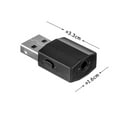 thumbnail image 2 of USB Bluetooth 5.0 Audio TransmitterReceiver 4 Modes 10m Transmission Range Compatible with Multiple Devices, 2 of 8