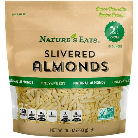 Nature's Eats Slivered Almonds, 10 oz (Best Dates To Eat)