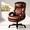 Brown, variant on 800lbs Executive Office Chair for Home Office, High Back Extra Wide Seat with Adjustable Lumbar Support, Heavy Duty Faux Leather Spacious Computer Desk Chair