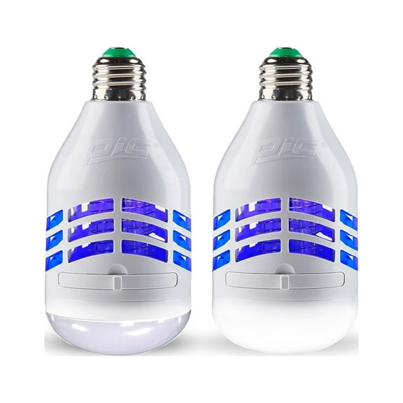 Pic LED Light Bulb, Electric Insect Killer, White, 2 Count