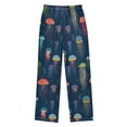 thumbnail image 2 of FORMRS Kids Pajama Pants with Pockets Size 9-10Y Boys Lounge Sleep Bottoms, Cartoon Jellyfish Pattern, 2 of 8
