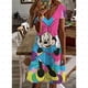 thumbnail image 3 of Nuevo diseño original de verano, vestido mini sexy y lindo de Mickey, escote en V, microelástico, a la moda, cómodo y moderno, vestido mini de calle, 3 of 5