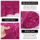 thumbnail image 3 of Cortina con fondo de lentejuelas Hahuho, color fucsia, 2,4 m x 0,6 m, 4 paneles, 3 of 7