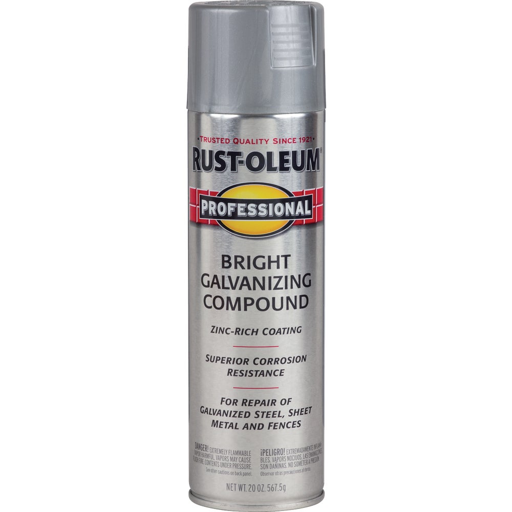 RustOleum Professional 20 Oz. Flat Galvanizing Compound Spray Paint