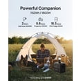 thumbnail image 2 of BLUETTI AC180 Portable Power Station & Charger 2 (Ships Separately), 1152Wh LFP Battery Backup, 1200W Car Alternator Charging, Fast Power for Road Trips & Off-Grid Use, 2 of 7