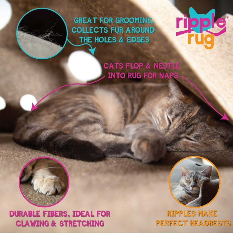 Ripple Rug Cat Activity Mat: Endless Fun for Your Feline!