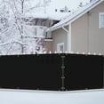 thumbnail image 2 of Jane Stone Fence Privacy Screen 3’X 10' Fence Commercial Shade Cover with Brass Grommets Heavy Duty Perfect for Outdoor Back Yard-Black, 2 of 7