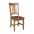 thumbnail image 3 of International Concepts 36" Round Top Pedestal Table with 2 San Remo Chairs - 3 Piece Set, 3 of 5