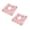 Light Pink 2PCS, variant on 2PCS Chair Cushion Padded Easter Gift Plush Cushion Decorative Cookie Floor Pillow Cute Rabbit Square Shaped Velvet Home Chair Cushion Non Slip Thickened Seating Cushions