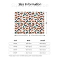 thumbnail image 5 of Naloa Colorful Butterfly Flannel Blankets - Thick and Warm Blanket for Winter, Soft Fuzzy Plush King Blanket for All Seasons60"x50", 5 of 6