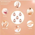 thumbnail image 2 of LYD Cabezales de repuesto de oro rosa para mujeres impecables, cuchillas para depilación de cejas sin dolor, tacto perfecto y acabado suave, chapado en oro de 18 quilates (5 piezas) LYD Belleza, Cuidado Personal e Higiene, 2 of 2