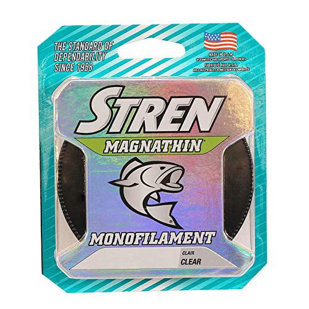 1) Stren Magnathin Monofilament 4lb Clear FishingBrand New WALLEYE 海外 即決