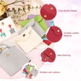 thumbnail image 4 of Uxcell 2 Pcs Mini Bolsa de Joyería, Pequeñas Bolsas de Joyería de Microfibra, Bolsa de Almacenamiento de Regalo para Joyería Suave, 4 of 7
