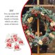 thumbnail image 4 of Bewildely Paquete de 100 adornos de rebanadas de madera, colgante bonito, decoración navideña Multicolor, artes y manualidades de estilo Kits de decoración para fiestas diez, 4 of 6