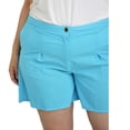 thumbnail image 4 of Short clásico de lino Roman Fashion Talla Extra 42 Turquesa, 4 of 6
