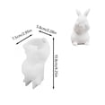 thumbnail image 2 of zhangmingg DIY Silicone for Creating Standing Rabbit Decorative Handmade Gypsum Cement Aromatherapy Candle Easter Craft, 2 of 7