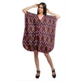 thumbnail image 2 of Moomaya Robe Courte de Caftan de Plage, Robe de Couverture Imprimée, Kaftan pour Femmes, Tenue de Plage, Couverture, 2 of 4