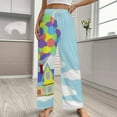 thumbnail image 2 of Up Balloons House Sky Pajama Pants Loose Pajamas Female Breathable Home Trousers Leisure Sleeping Pants Large Size, 2 of 6