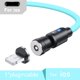 thumbnail image 1 of Lovebay-Cable magnético giratorio de 540 grados, Cable de teléfono Micro USB tipo C para iPhone 12 11 Pro, Samsung, Xiaomi, Cable USB Tan Jianjun unisex, 1 of 2