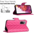 thumbnail image 5 of for Samsung Galaxy S20 FE Wallet Case, Elegant Card Holder Cash Slot PU Leather Kickstand Shoulder Strap Shockproof Protective Flip Women Girls Case Cover for Samsung Galaxy S20 FE, Rose, 5 of 6