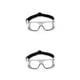 thumbnail image 4 of Sonducket Gafas deportivas para hombre, gafas protectoras lavables reutilizables portátiles, gafas de fútbol para baloncesto, gafas ajustables, gris claro 2Conjunto, 4 of 6