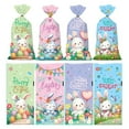 thumbnail image 2 of 50pcs Easter Candy Wrapping Bags Flat Pocket Bunny Eggs Pattern Candy Gift Wrap Bags - Food-Safe Paper Candy Bags, Cute Bunny Egg Print Design, Disposable Treat Bags for Easter Party Favors & Gifts, 2 of 8