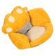 thumbnail image 2 of Cute Cat Paw Cushion Half Surrounded Office Chair Pillow Floor Cushion Pad for Bedroom Living Room Cafe Dorm Decor Yellow S, 2 of 5