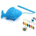 thumbnail image 1 of Artibetter Tea Strainer Silicone Strainer Silicone Tea Infuser Tea Filter Infuser Tea Maker Leaf Tea Fish Shape, 1 of 8