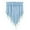 Blue, variant on Curtain Drapery Solid Color Finished Curtain for Bedroom and Kitchen 51x24 Half Length Window Screen Triangle Design Easy Care Free,60 cm×130 cm,Purple