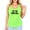 Neon Green Tank Top, variant on Hit The Dang Ball Tank Top for Women & Teens Trendy Baseball Sleeveless Tee Neon Pink Tank Top Large