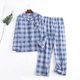 thumbnail image 1 of Trajes de casa para hombre, pantalones de manga larga, trajes para otoño e invierno, Pijamas de franela con diseño de cuadros para hombre, 1 of 4