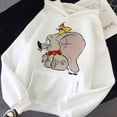 thumbnail image 2 of Sudaderas con capucha de Dumbo de dibujos animados de Disney para mujer, divertidas Camisetas estampadas de Anime Grunge Ullzang Harajuku, Tops Unisex, 2 of 5
