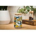 thumbnail image 5 of Vaso de cristal plateado con diseño de Mickey Donald Duck Buffalo Disney, 5 of 5