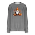 thumbnail image 4 of Lilgiuy Tunic Sweatshirt for Women 2023 Fall Long Sleeve Thanksgiving Print Sweatshirt Cute Pumpkin Graphic T Shirts Crewneck Pullover Tops Gift for Your Girlfriend Wife Mom, 4 of 5