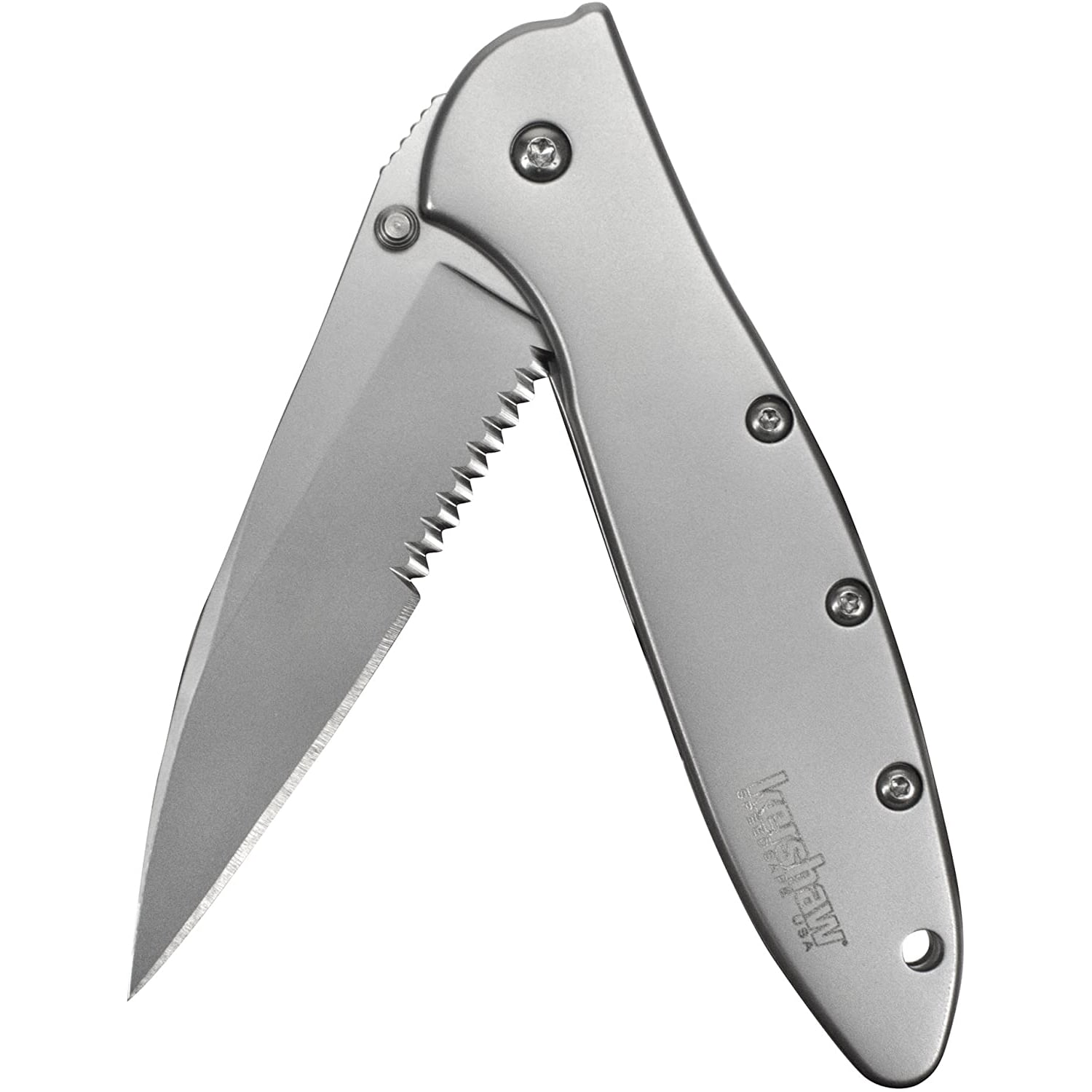 Kershaw Leek , Serrated Pocket Knife, 1660ST